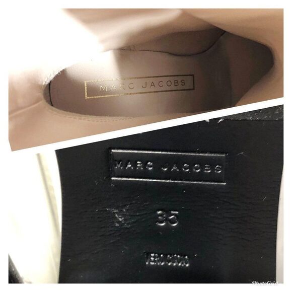 Womens Marc Jacobs White Ryder Lace Up White Boot Size 35 US 5 - Picture 12 of 13